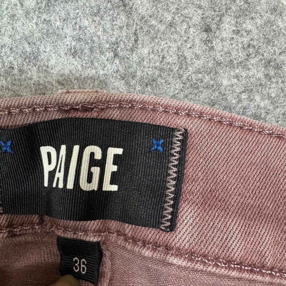 Paige Men's federal Vintage Twilight Rouge Transcend Slim Fit Jeans Size 36 - Picture 6 of 9